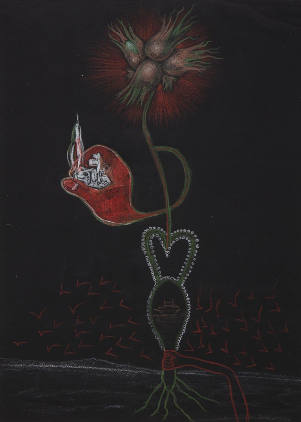 Cadavre exquis, Nusch Éluard, André Breton, Valentine Hugo, 1932