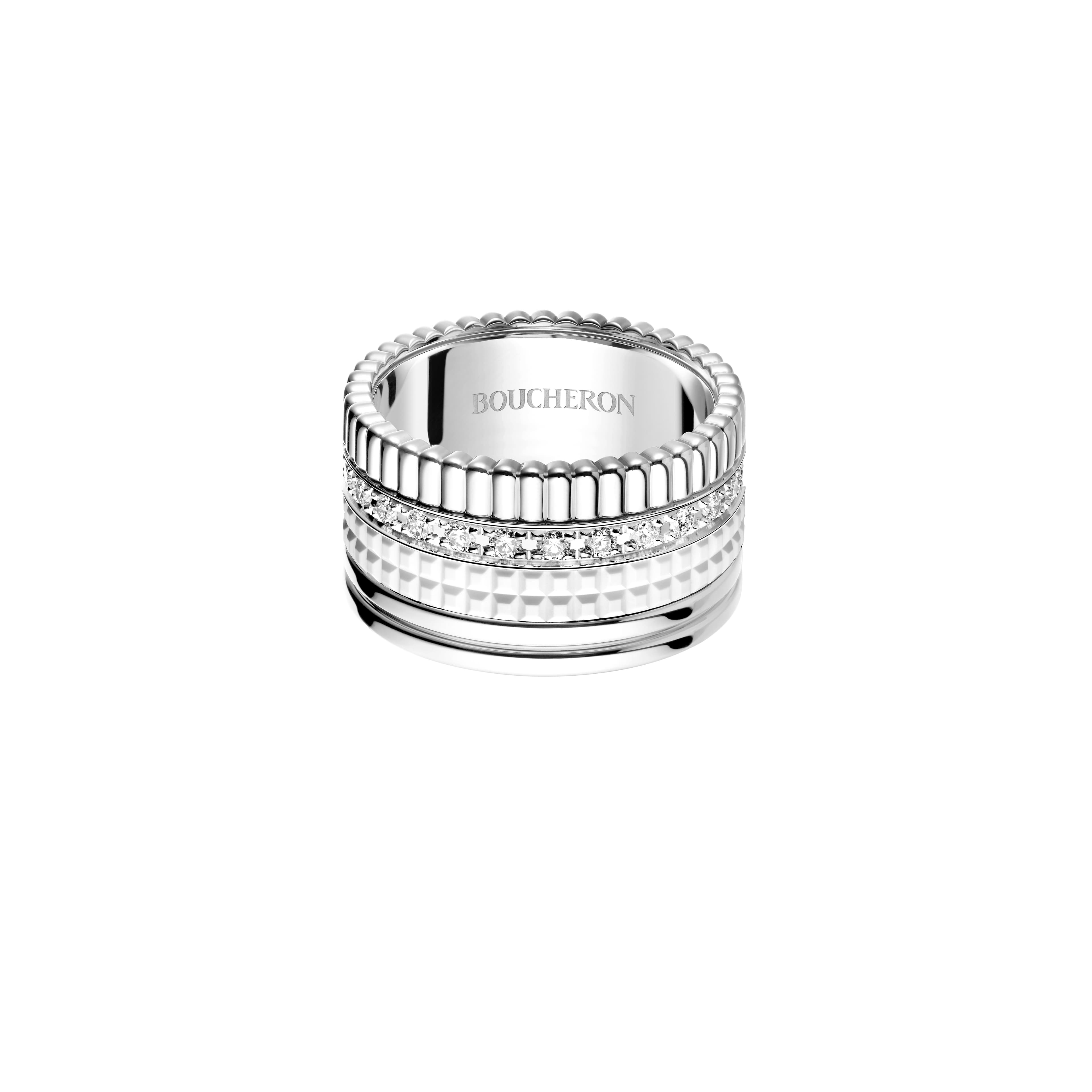 Quatre Double White Edition сақинасы