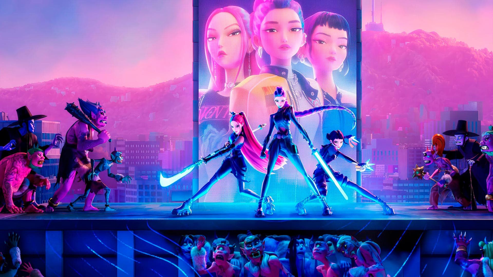 Кадр из анимационного фильма «Кей-поп-охотницы на демонов», 2025 год | IMDb