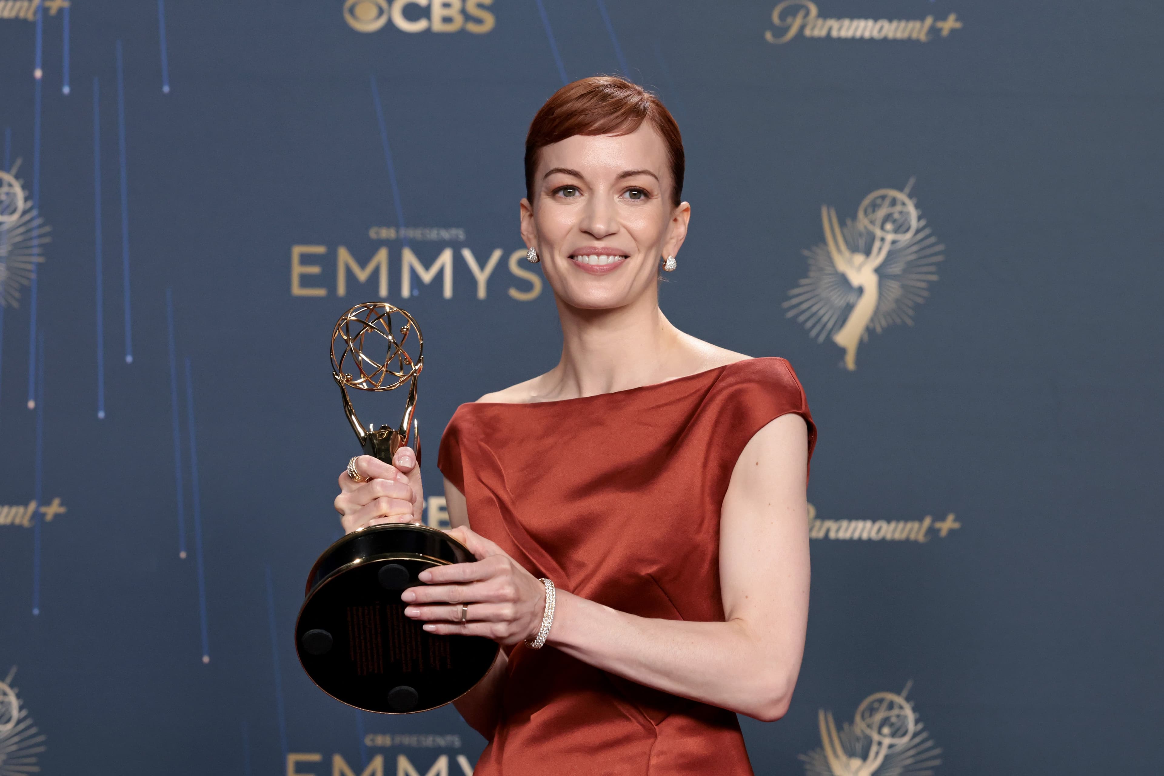 Бритт Лоуэр, победительница в номинации «Лучшая актриса в драматическом сериале» | Getty Images