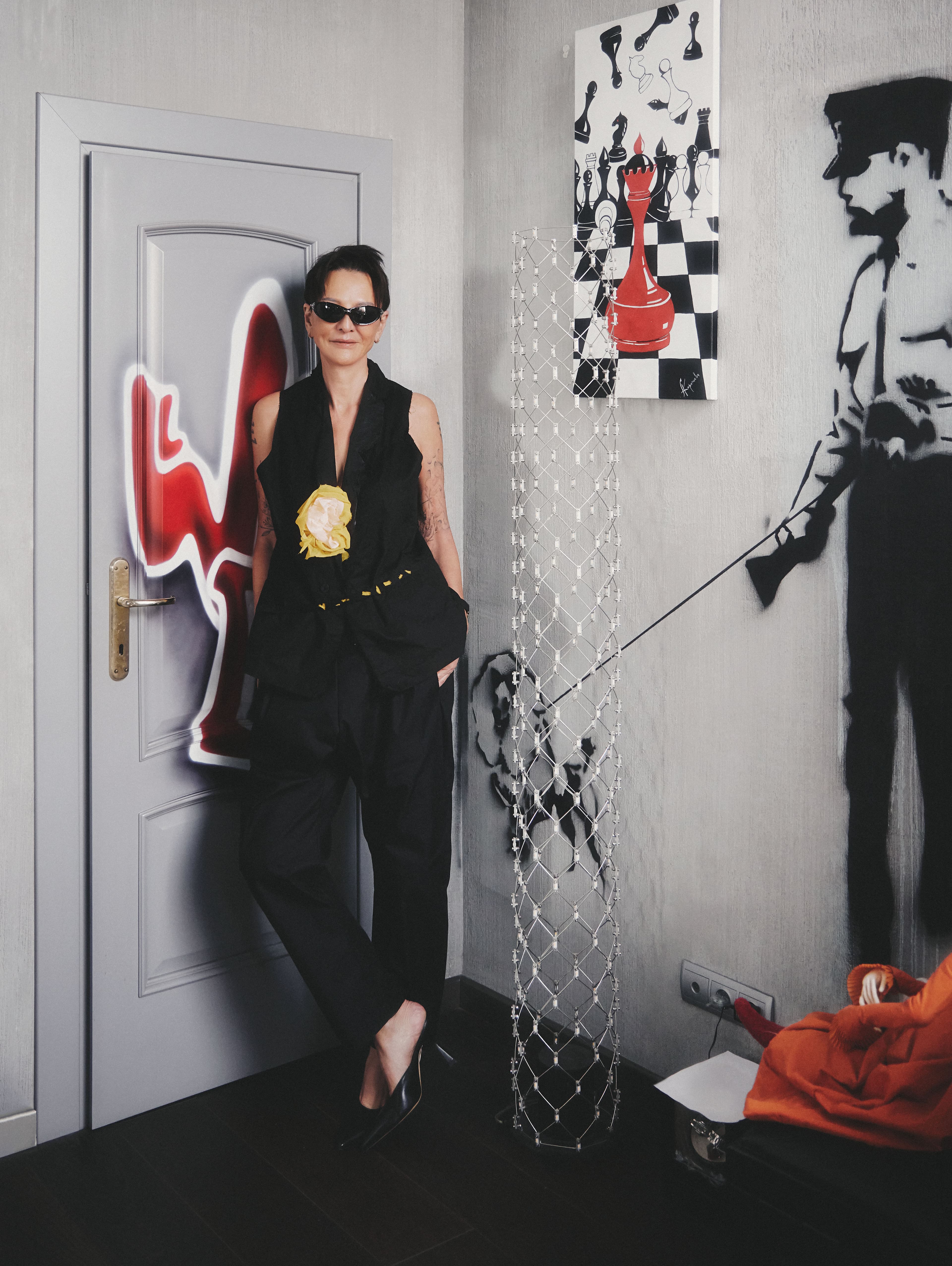 Жилет и брюки Mechanical Piano 
Мюли Principe di Bologna