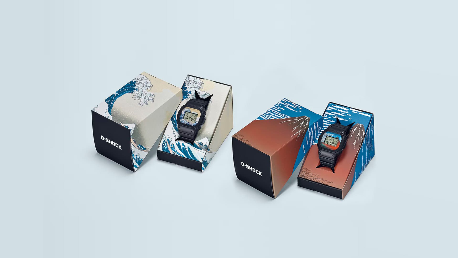 G-SHOCK выпустит часы с принтами гравюр Кацусики Хокусая