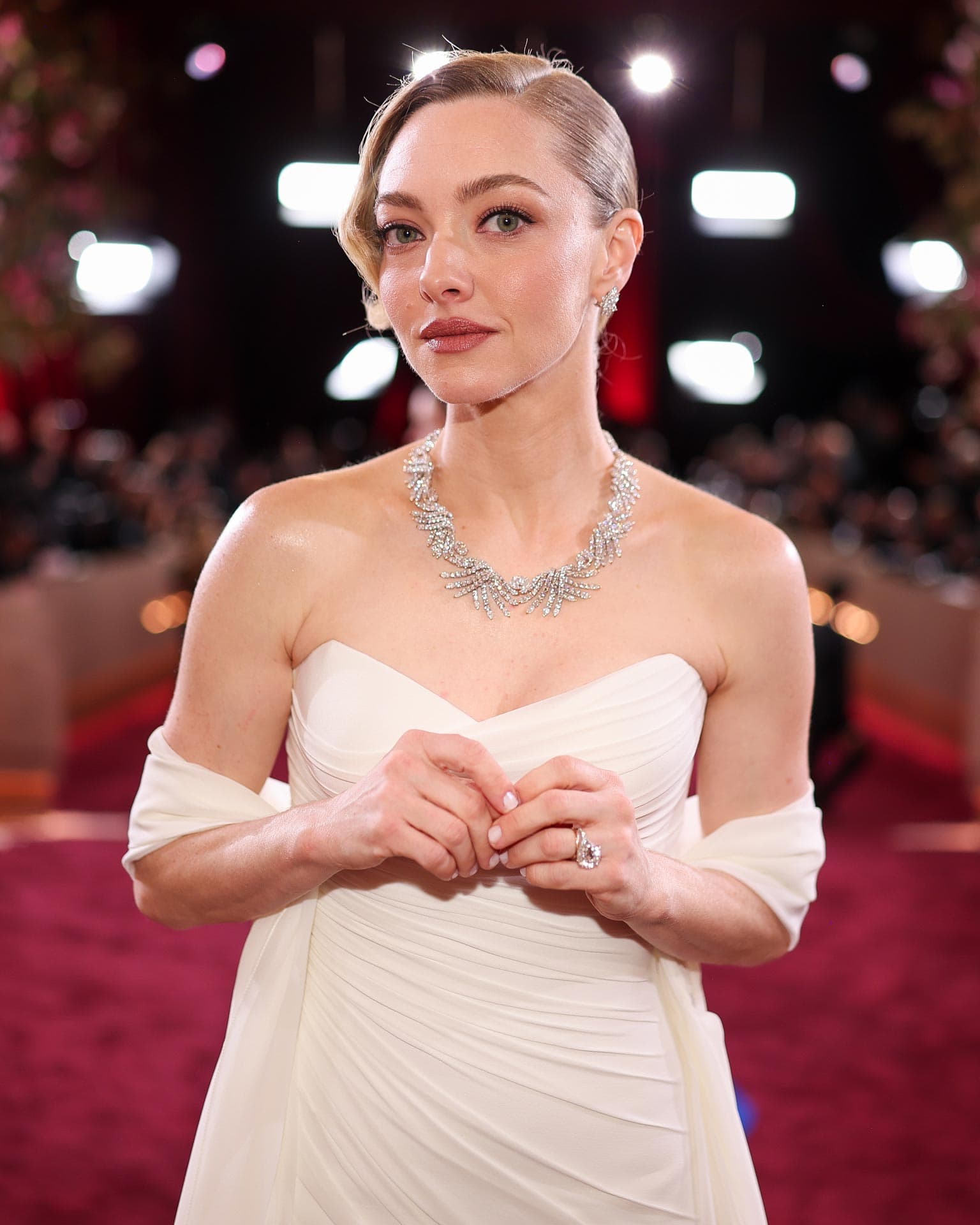 Аманда Сайфред на 83-й ежегодной церемонии вручения премии «Золотой глобус», состоявшейся 11 января 2026 года в Беверли-Хиллз, Калифорния | Getty Images