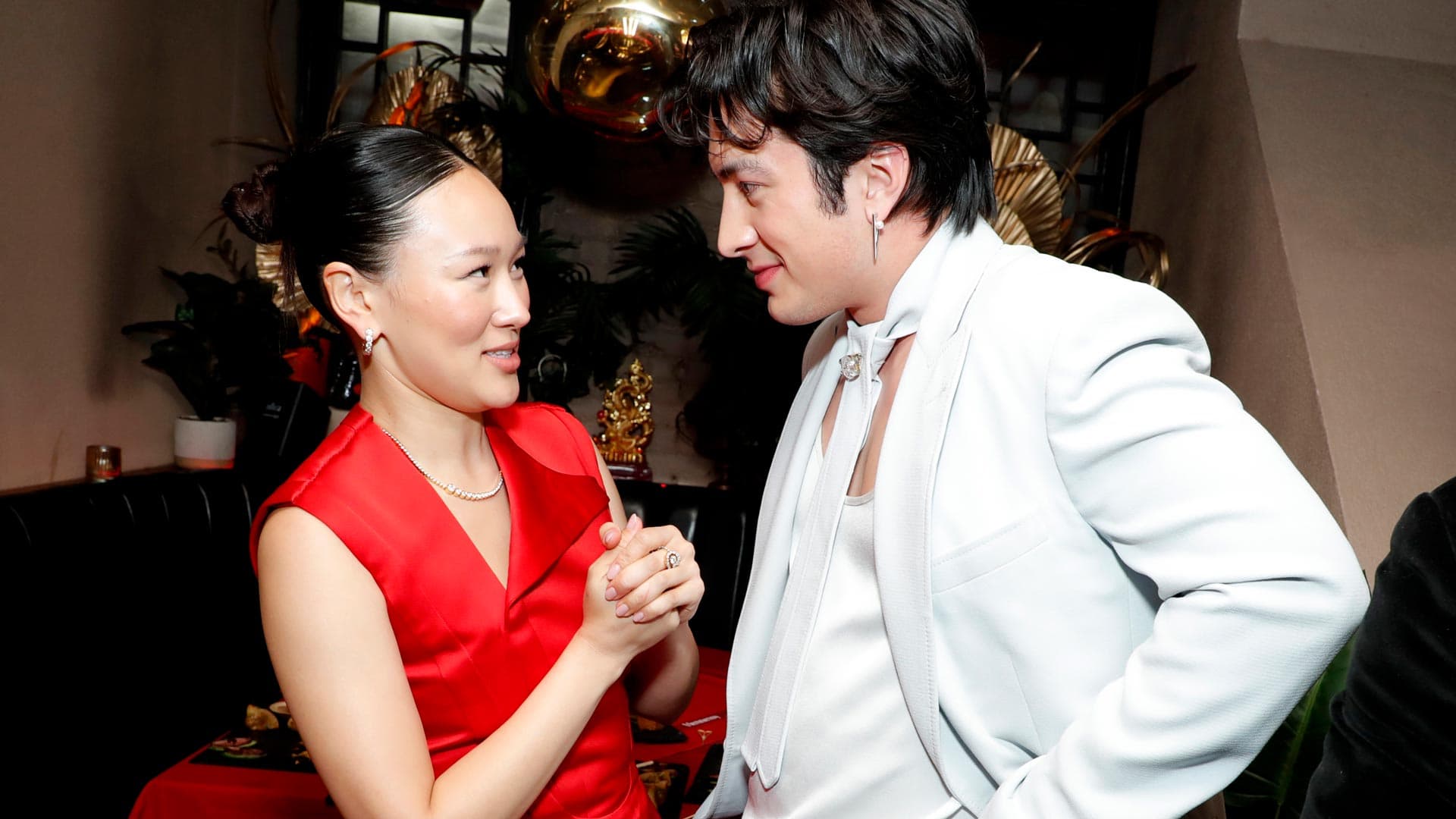 Джерин Ха и Хадсон Уильямс посетили празднование Китайского Нового года в Gold House | Getty Images