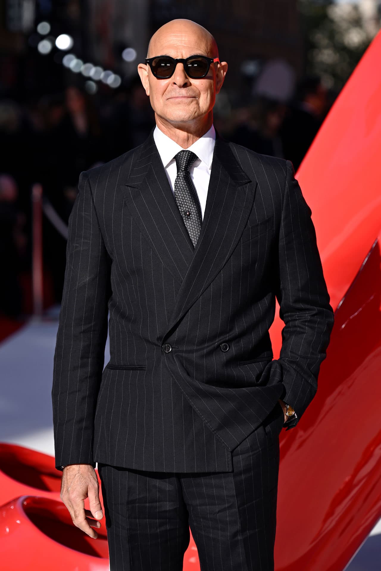 Стэнли Туччи на европейской премьере фильма «Дьявол носит Prada – 2» в Лондоне, Англия, 22 апреля 2026 года | Фотограф: Гарет Каттермол | Getty Images