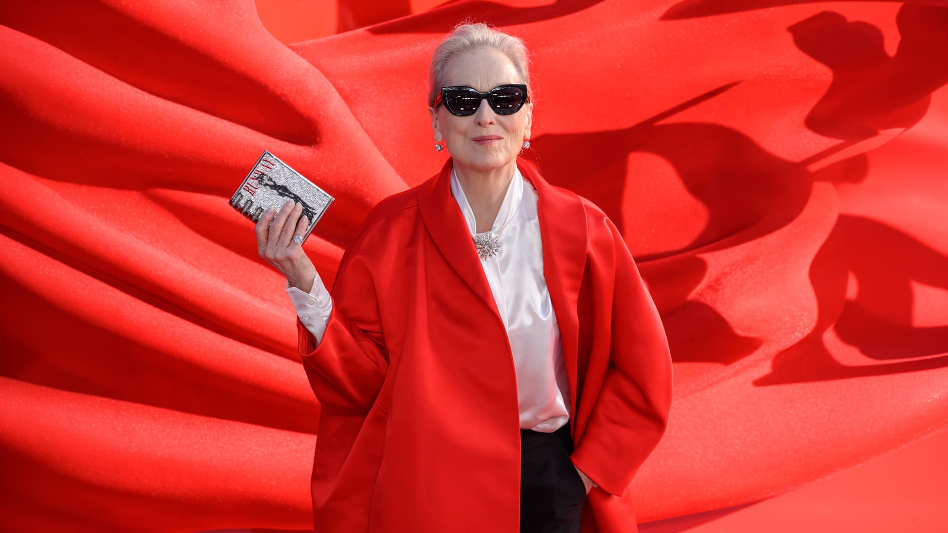 Мэрил Стрип посетила европейскую премьеру фильма «Дьявол носит Prada – 2» на Лестер-сквер в Лондоне, Англия, 22 апреля 2026 года | Getty Images