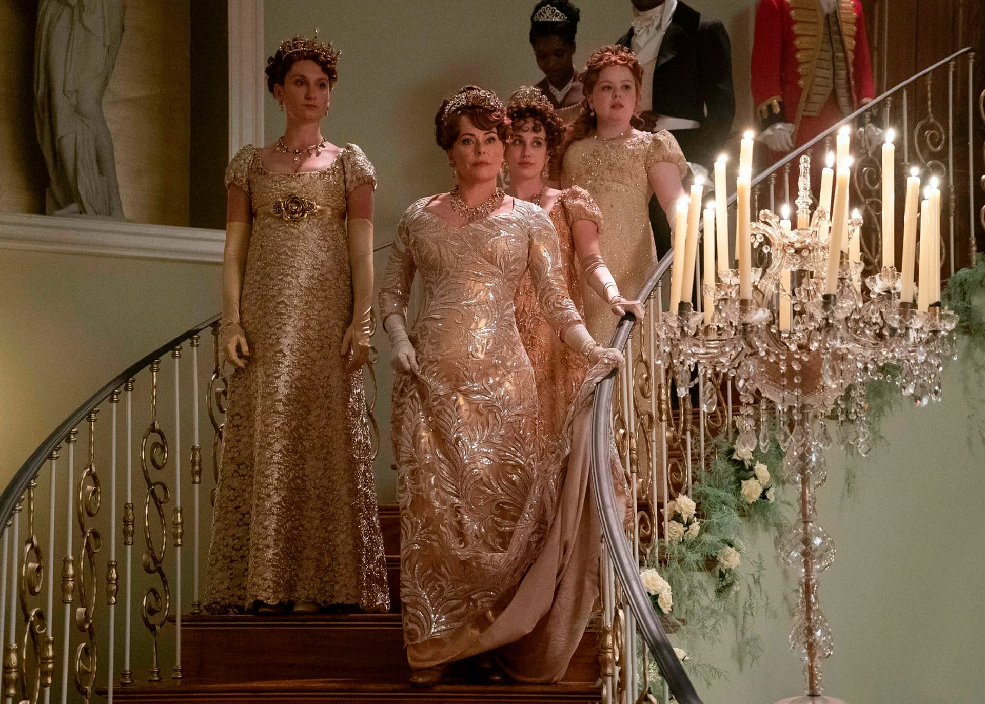 Кадр из сериала «Бриджертоны» | Кинопоиск