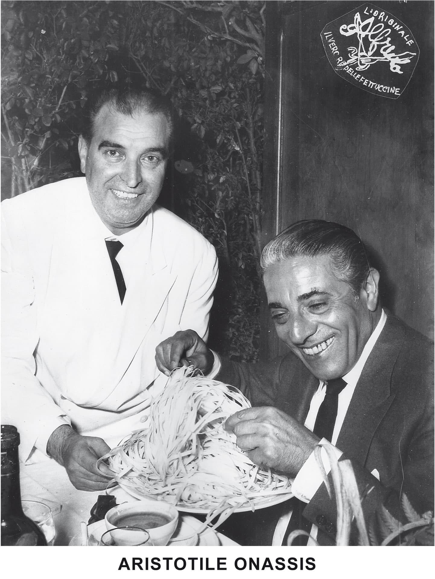 Аристотель Онассис мен Альфредо Ди Лелио | Баспасөз қызметінің мұрағатынан