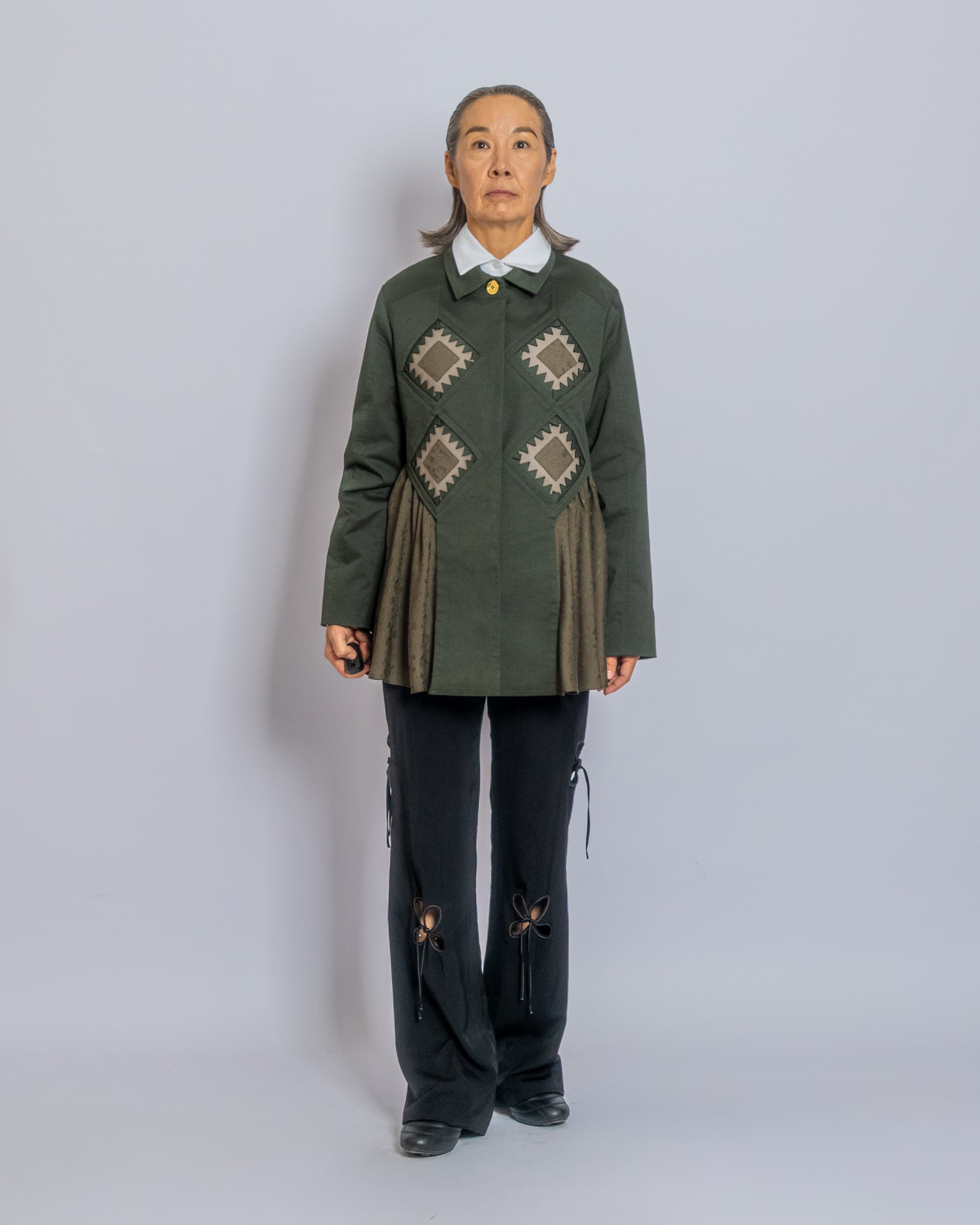 J.KIM көктем-жаз 2026 көрсетілімінің сахна сыртынан көрініс