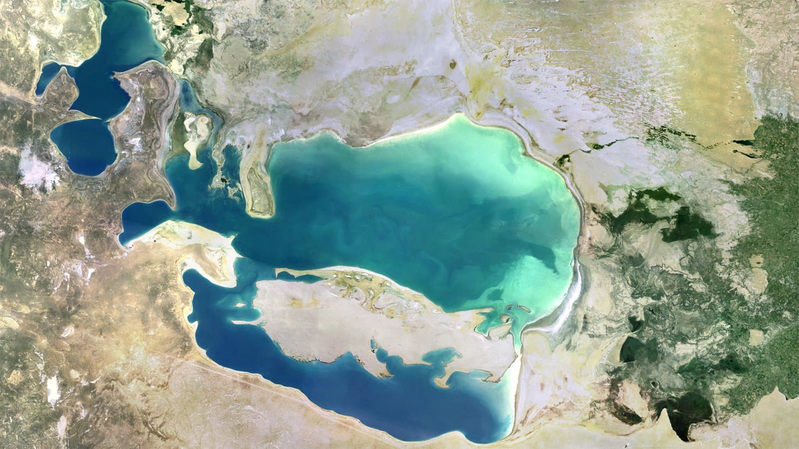 Cпутниковый снимок Аральского моря | Getty Images