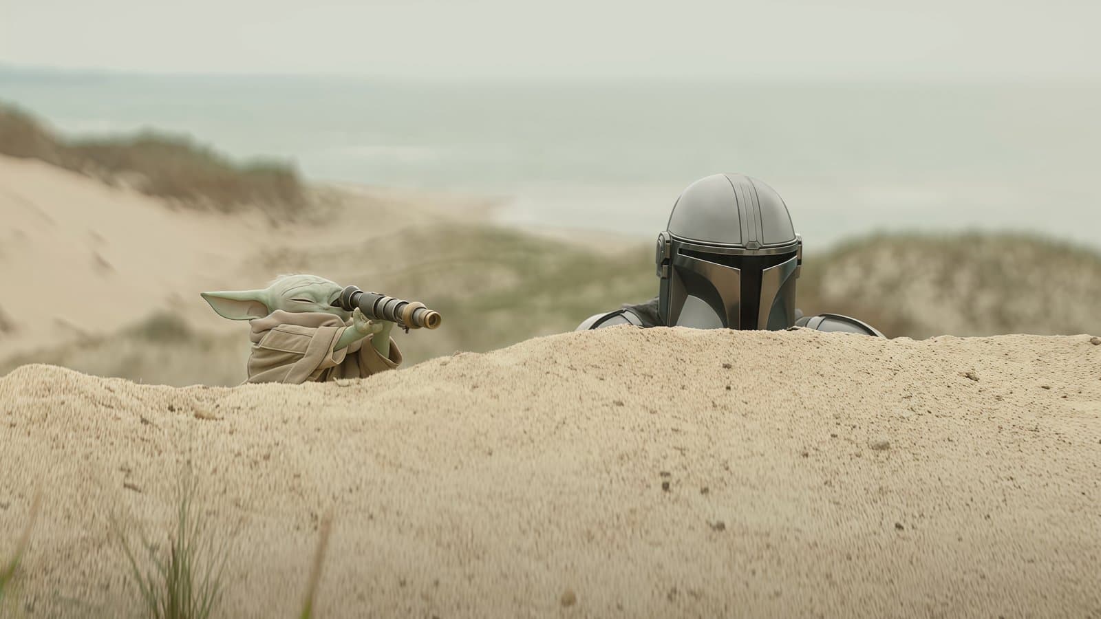 Кадр из фильма «Звездные войны: Мандалорец и Грогу» | 	Golem Creations