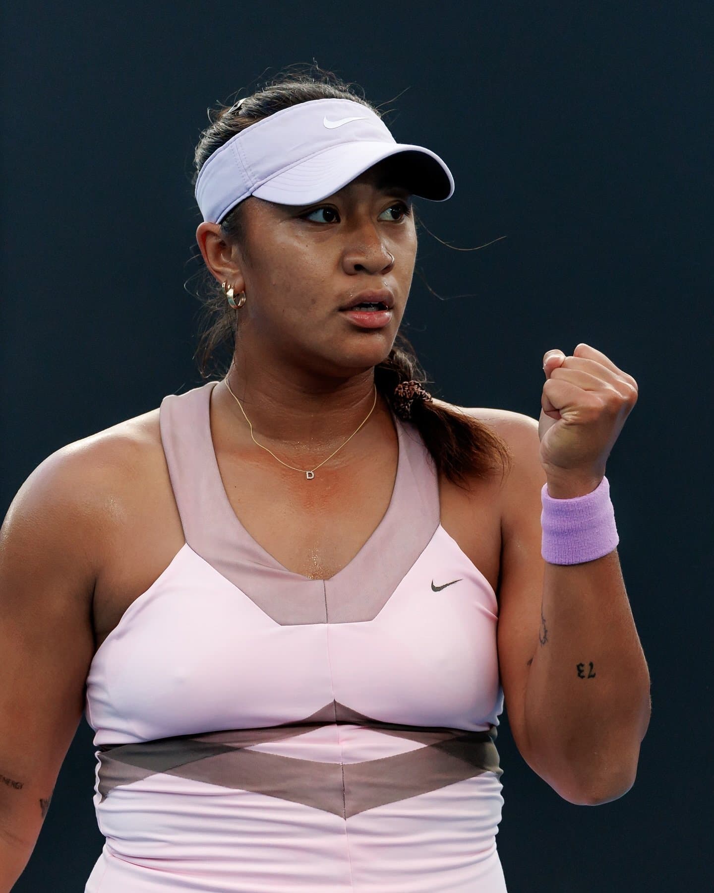 Мария Шарапованың көйлегін киген Дестани Айява Australian Open 2024-те | Instagram @desaiava