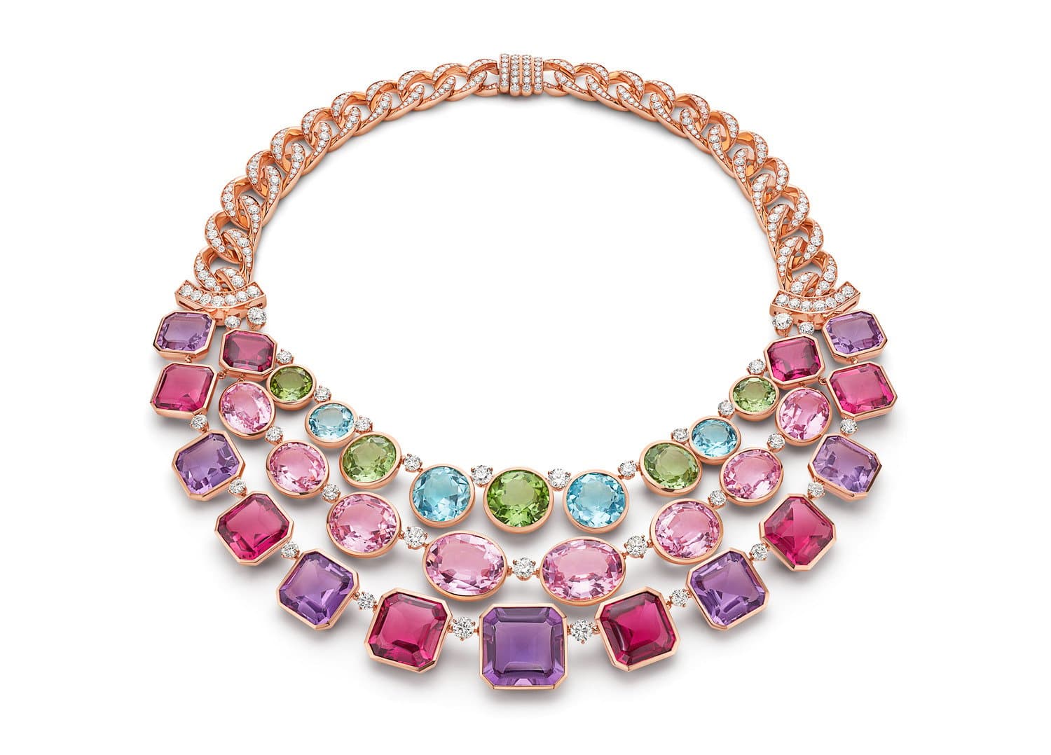 Колье «Earth Song» Bvlgari, шпинель разных цветов | bulgari.com