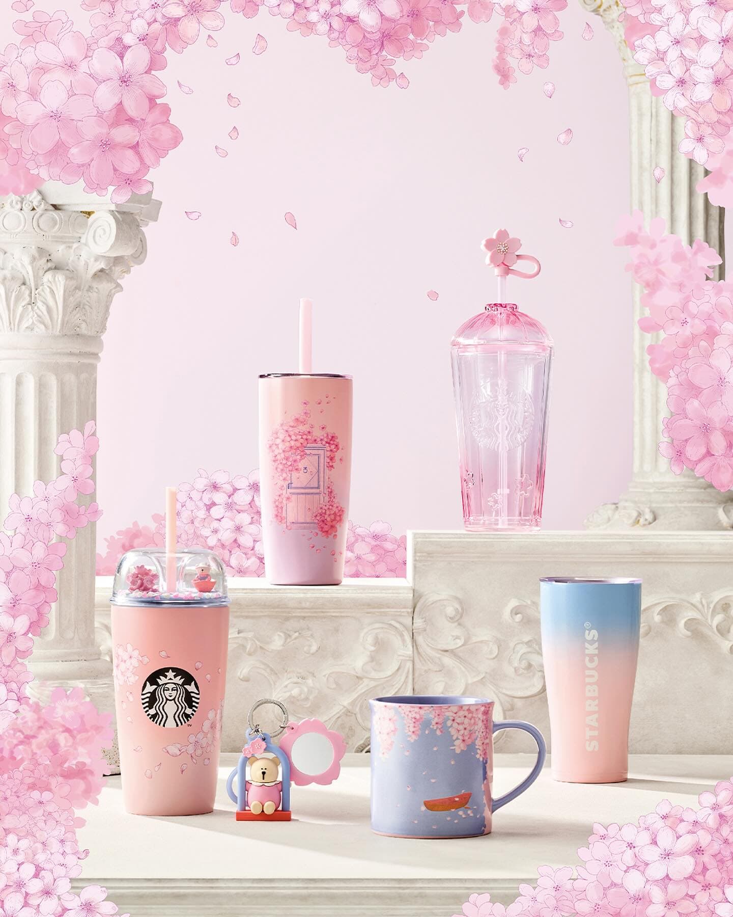 Гүлдеу маусымына арналған серия | Instagram @starbuckskorea