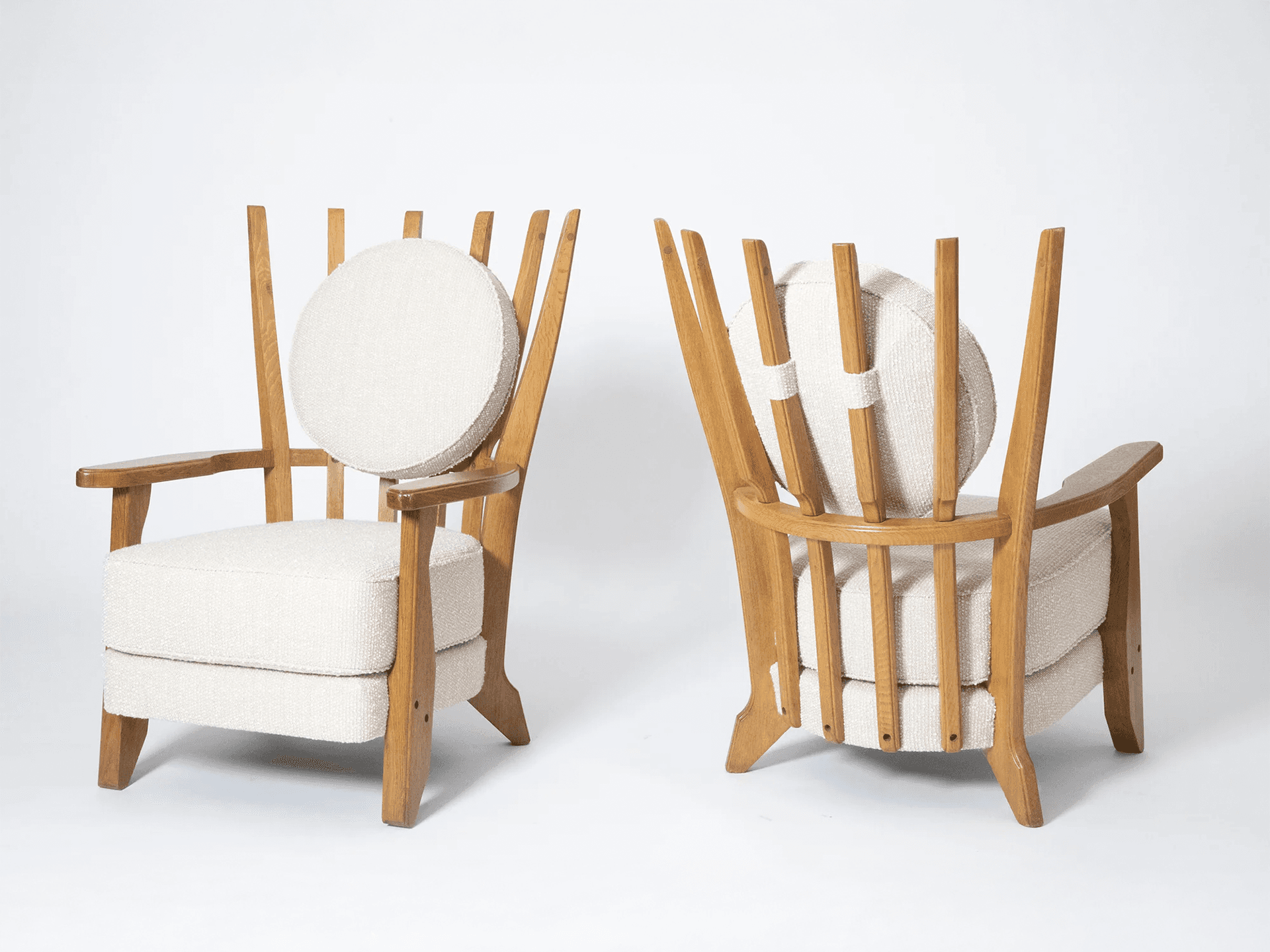 Guillerme et Chambron
Pair of Armchairs, 1960