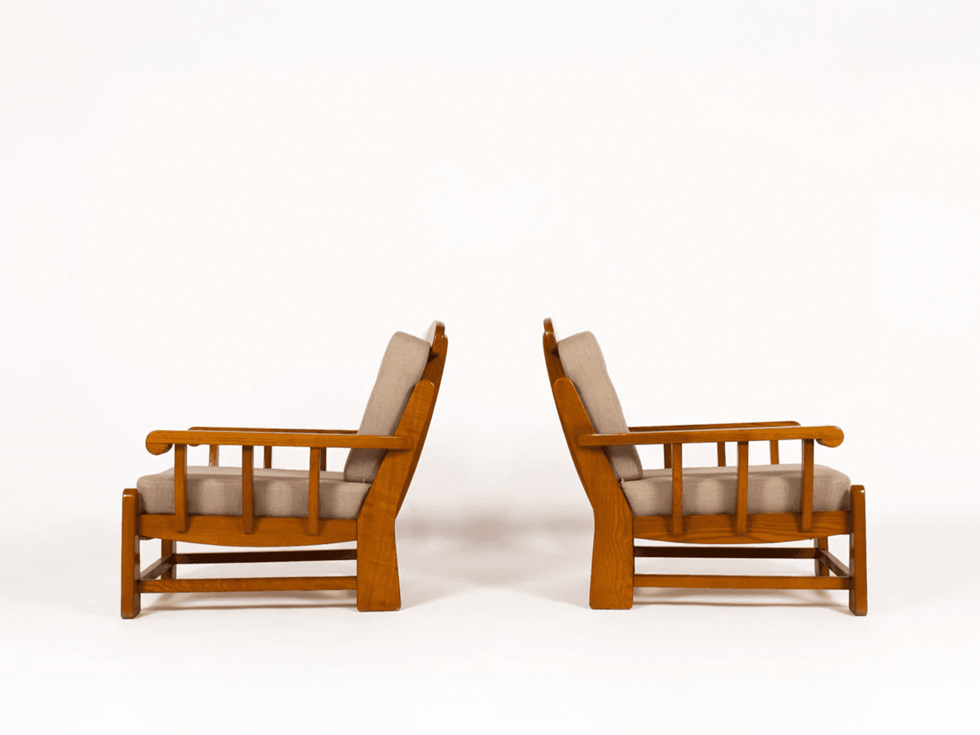 Maison Regain
Pair of Armchairs, 1980