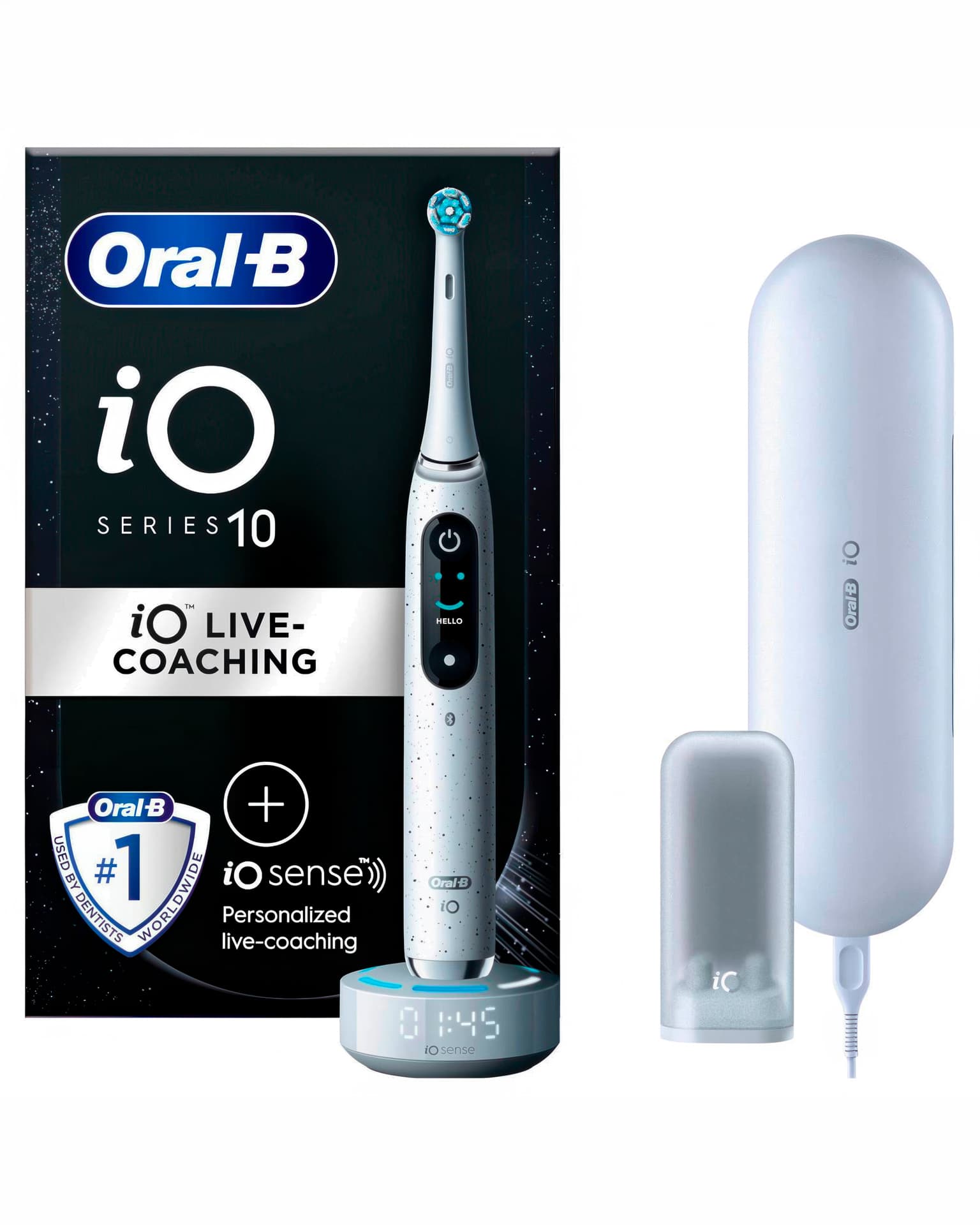Электрическая зубная щетка iO Series 10 White, Oral-B | Архив пресс-служб