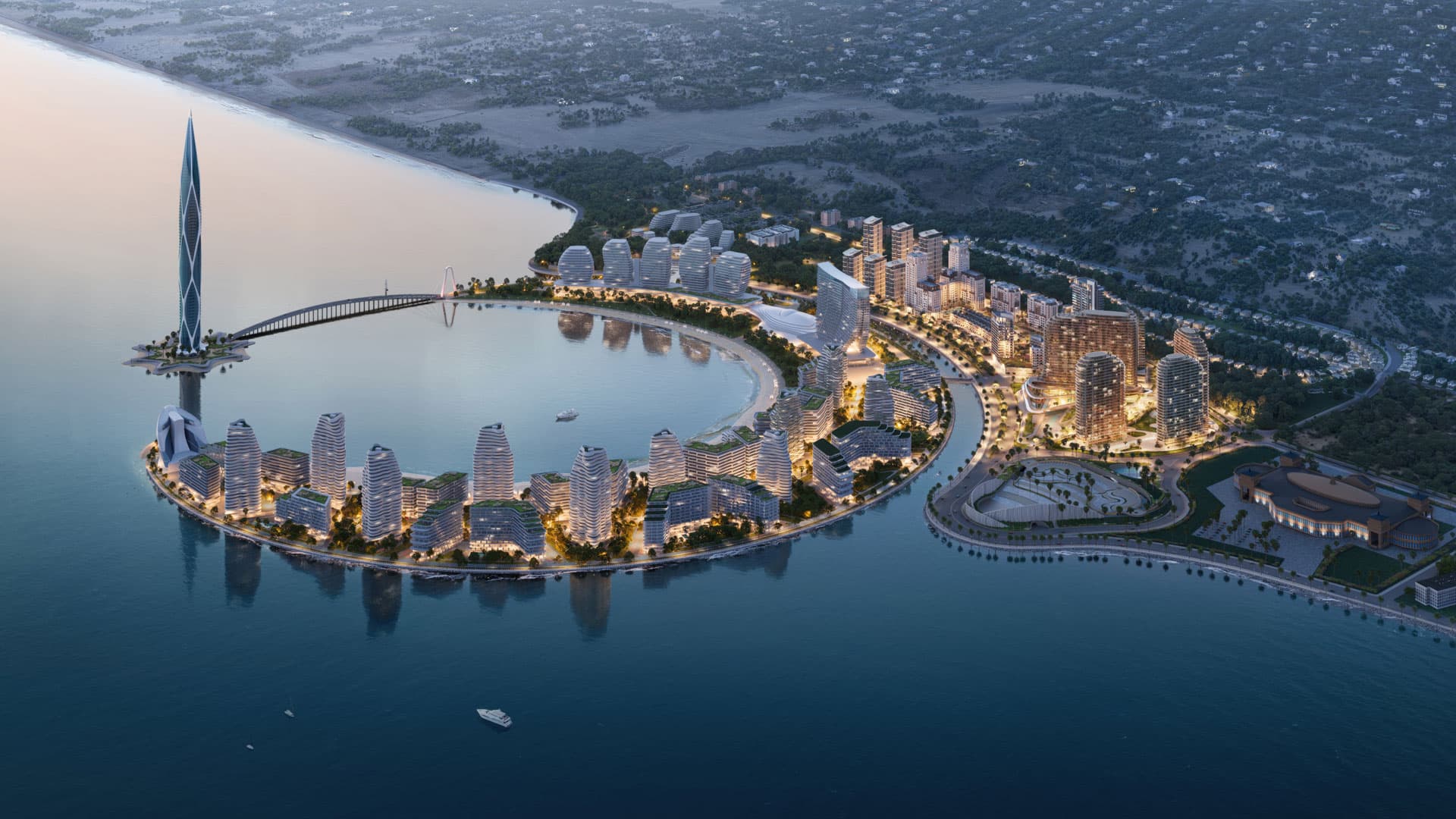 Sea Breeze аумағындағы Halfmoon Island жасанды аралы | Баспасөз қызметінің мұрағаты