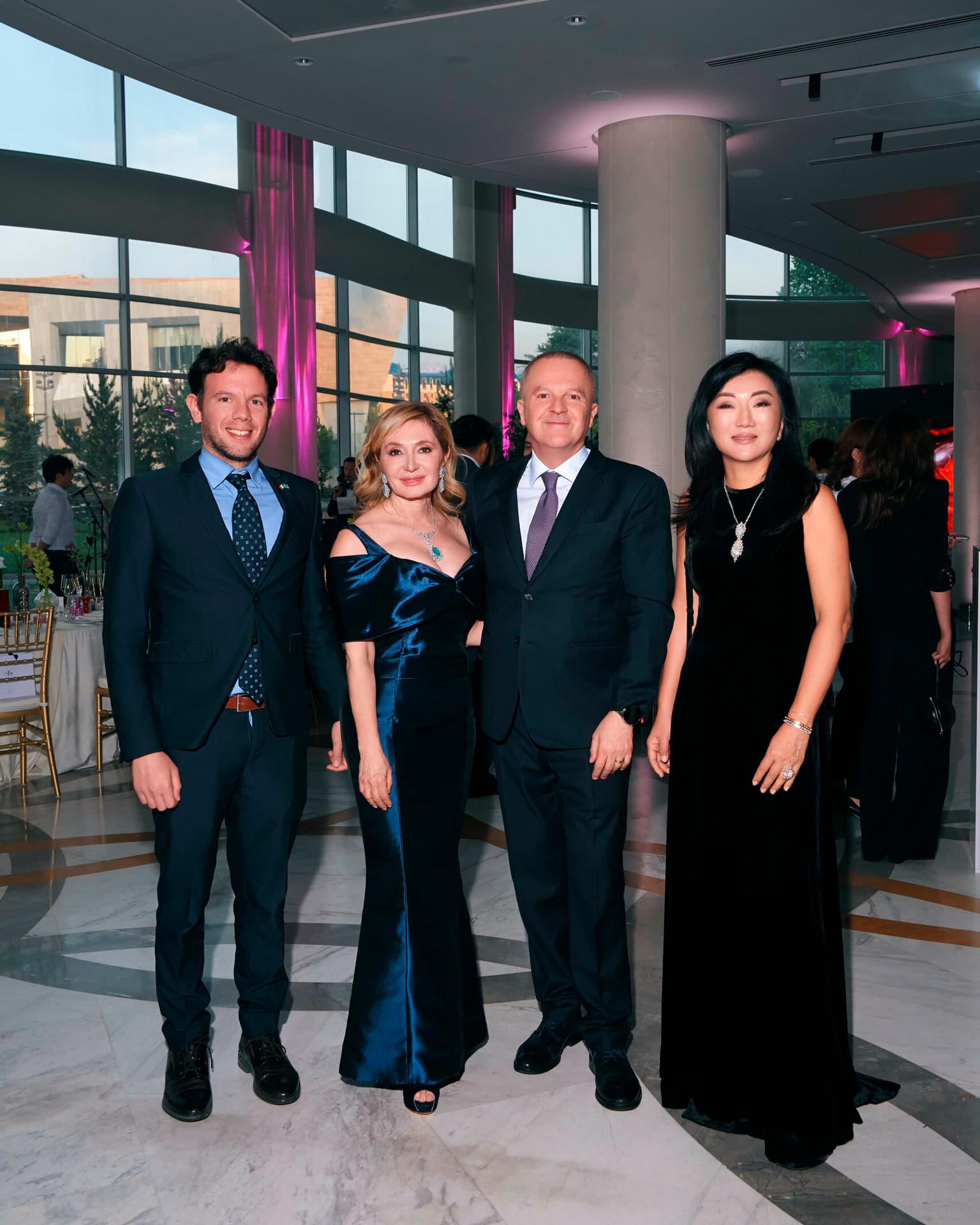 Фабио Коаччи, Сильвия Дамиани, посол Италии Антонелло Де Риу, Жанна Кан | Фотограф: Адиль Маметали 