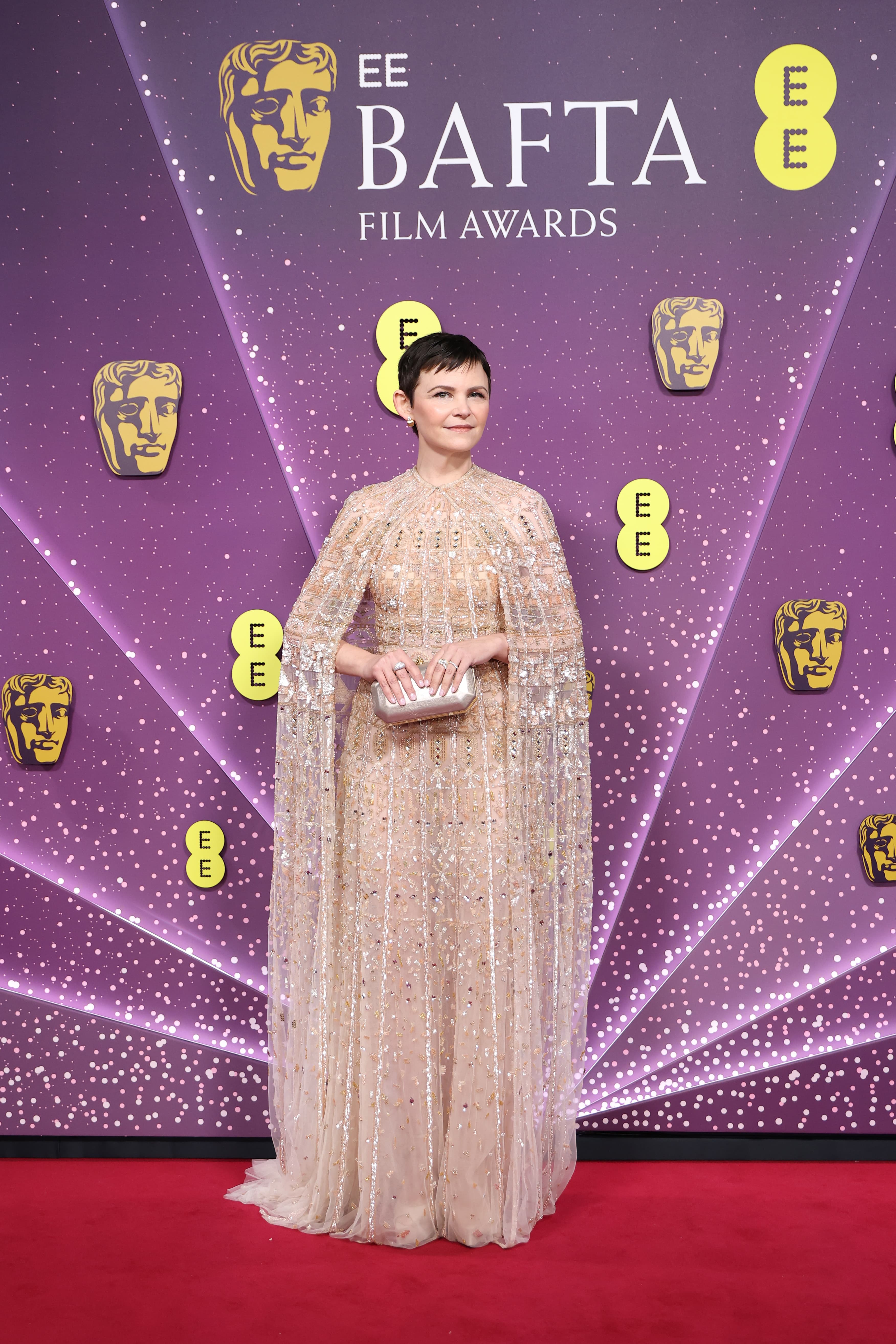 Джиннифер Гудвин EE BAFTA Film Awards 2026 кинопремиясын табыстау салтанатына келді | Getty Images