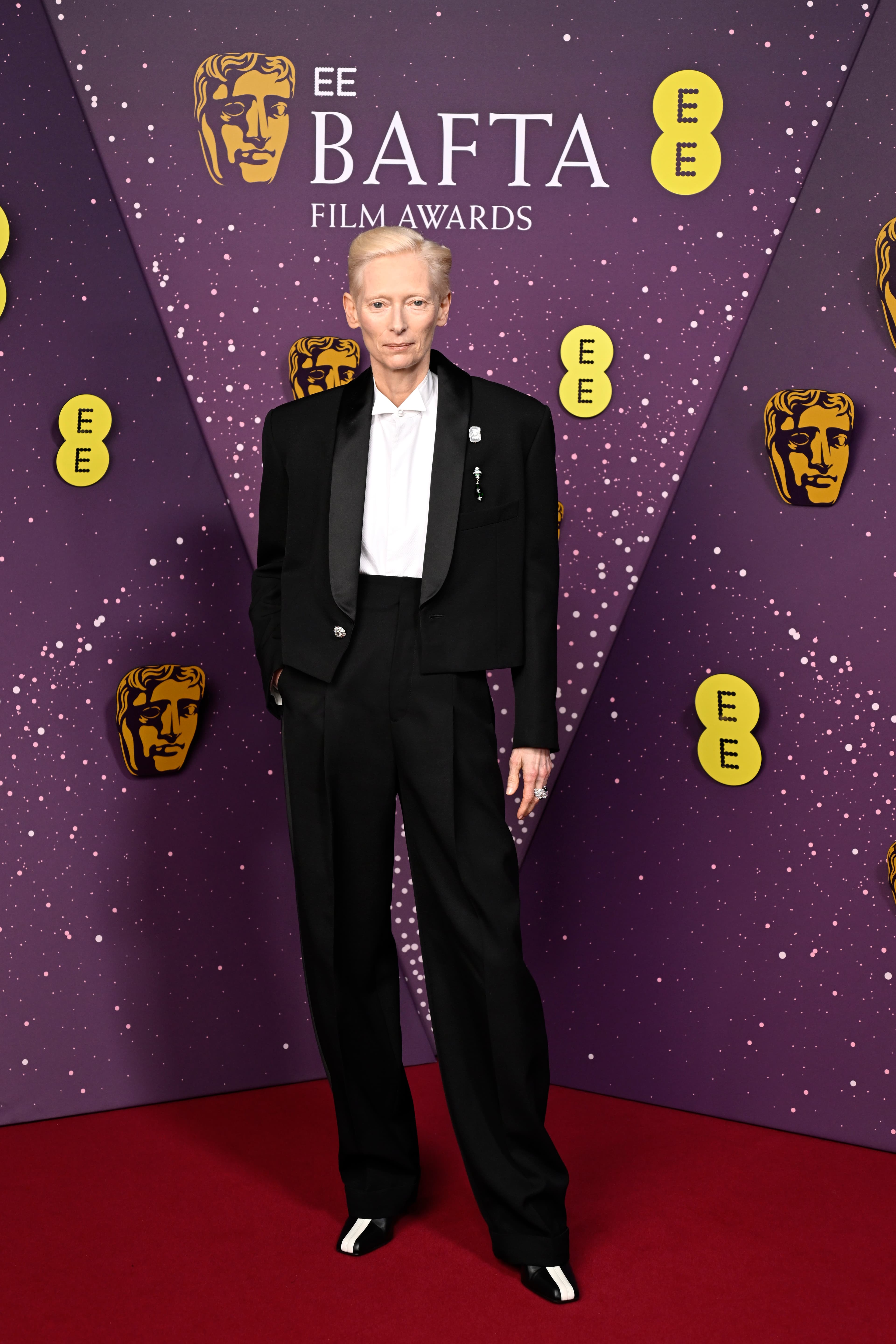 Тильда Суинтон EE BAFTA Film Awards 2026 сыйлығын тапсыру салтанатында | Getty Images