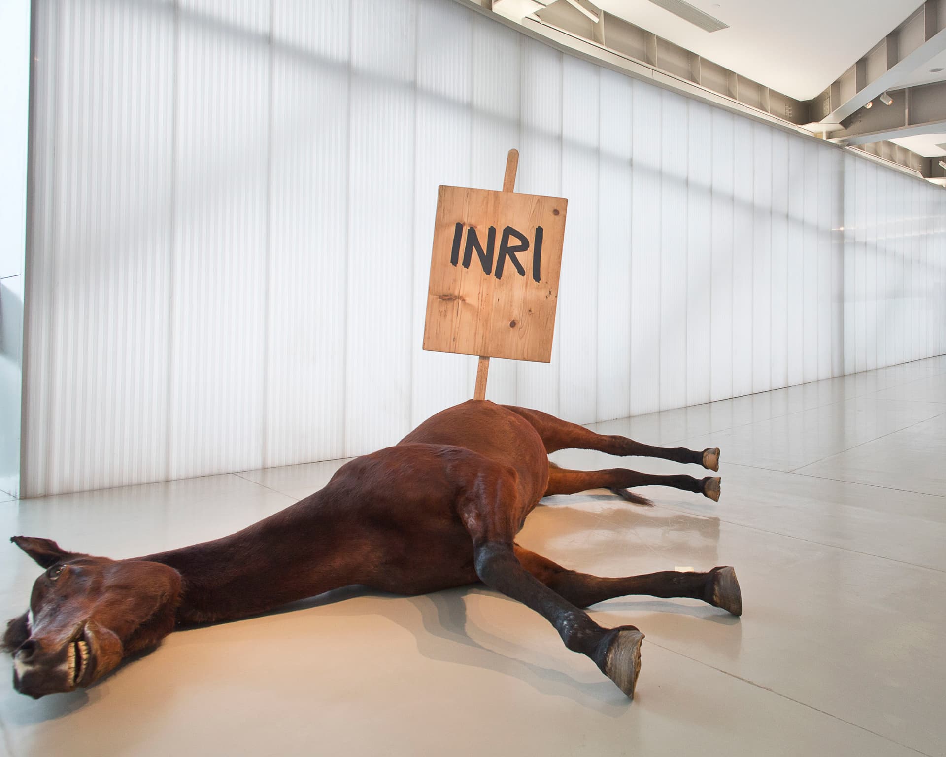 Maurizio Cattelan Untitled | Getty Images