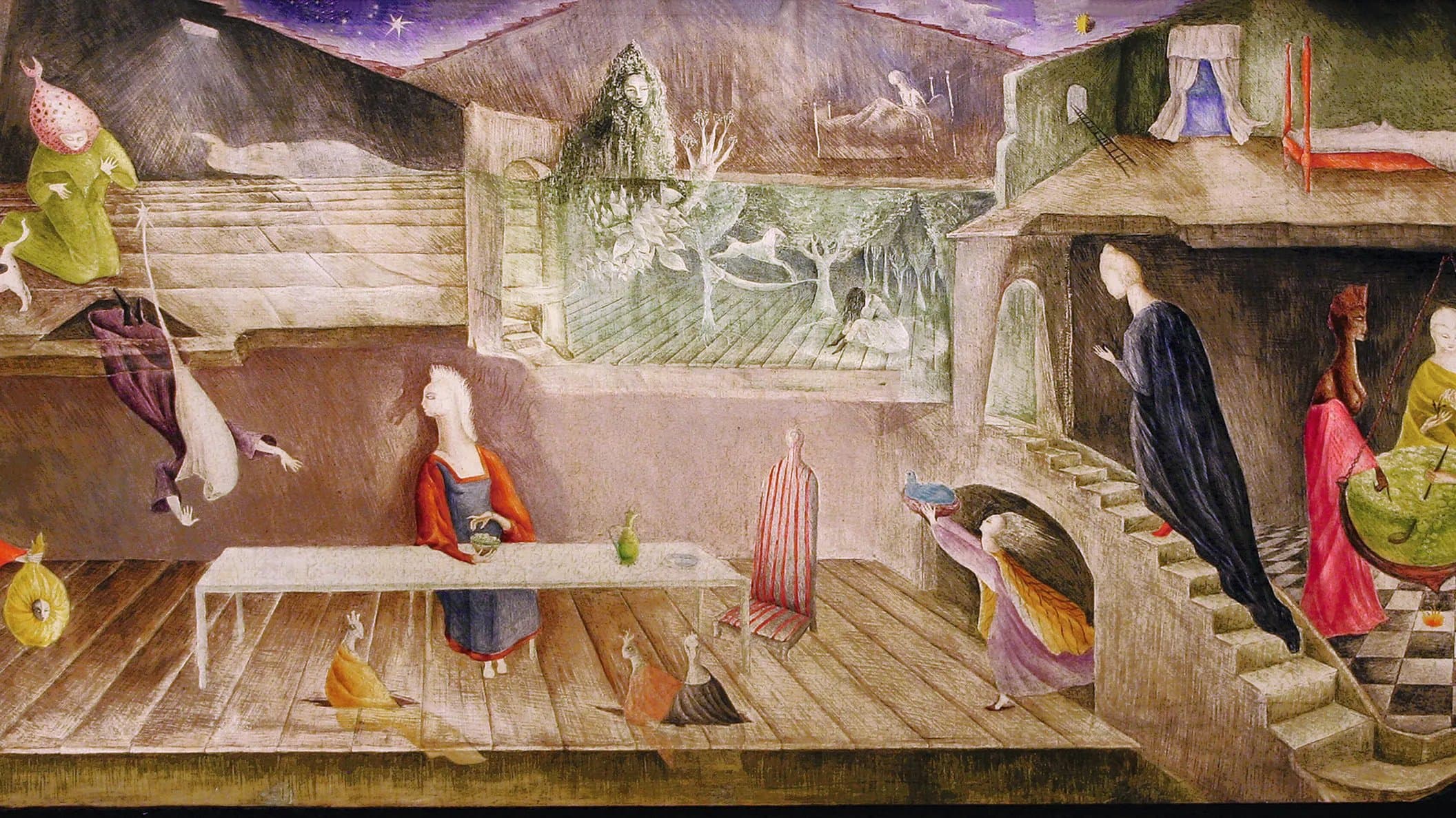 Leonora Carrington, The House Opposite, 1945
