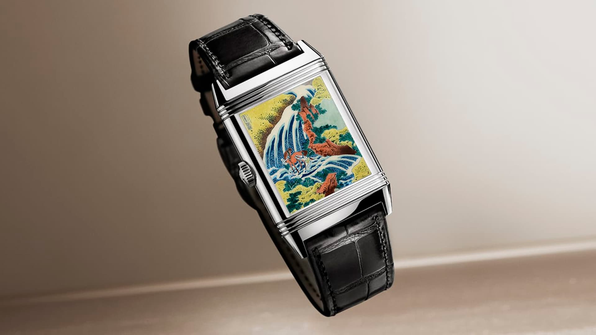 Jaeger-LeCoultre Reverso Tribute Enamel Hokusai Waterfalls Series | Официальный сайт Jaeger-LeCoultre