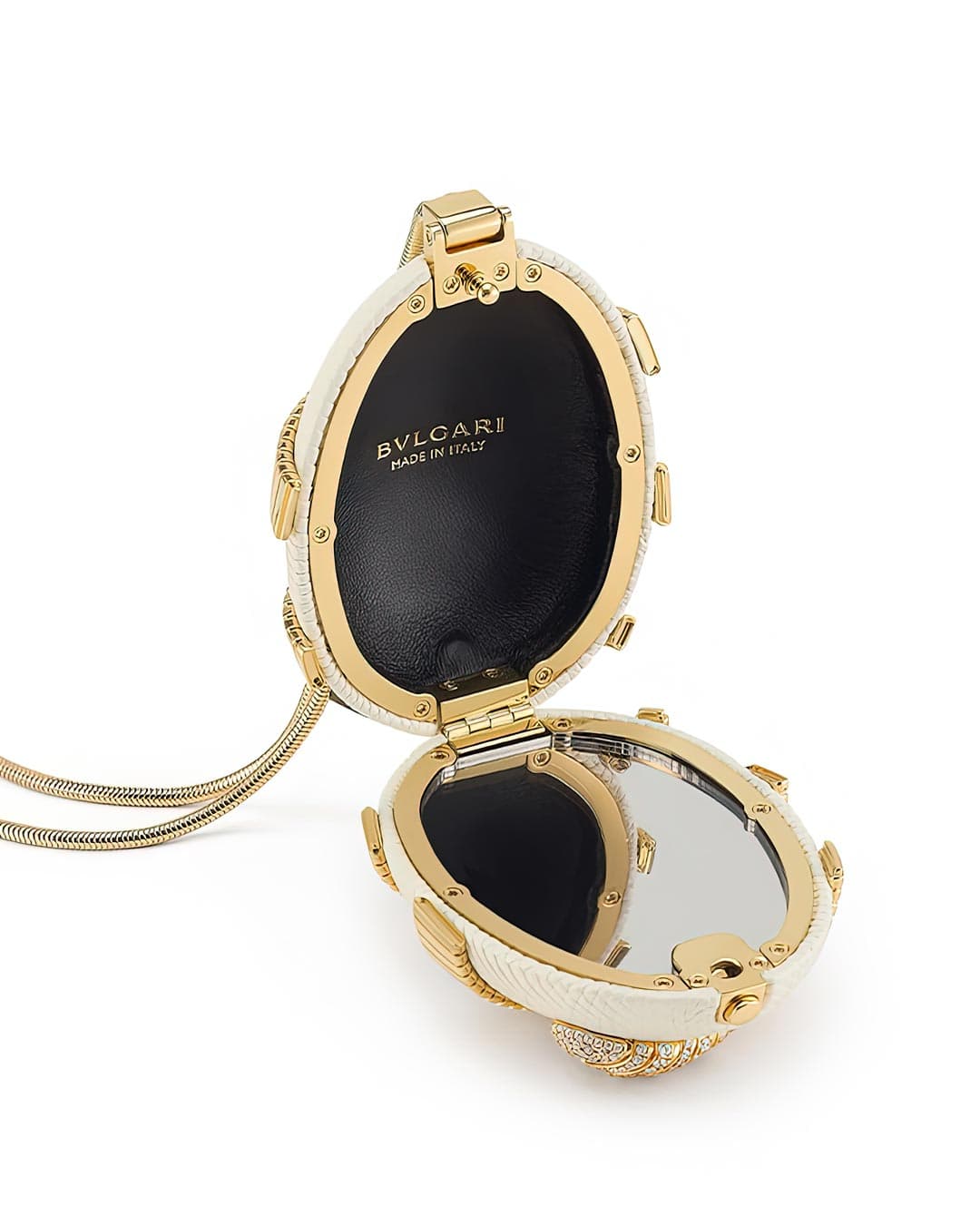 Минодьер Tubogas Mini из кожи ящерицы с золотом и бриллиантами | Фотограф: Итан Джеймс Грин