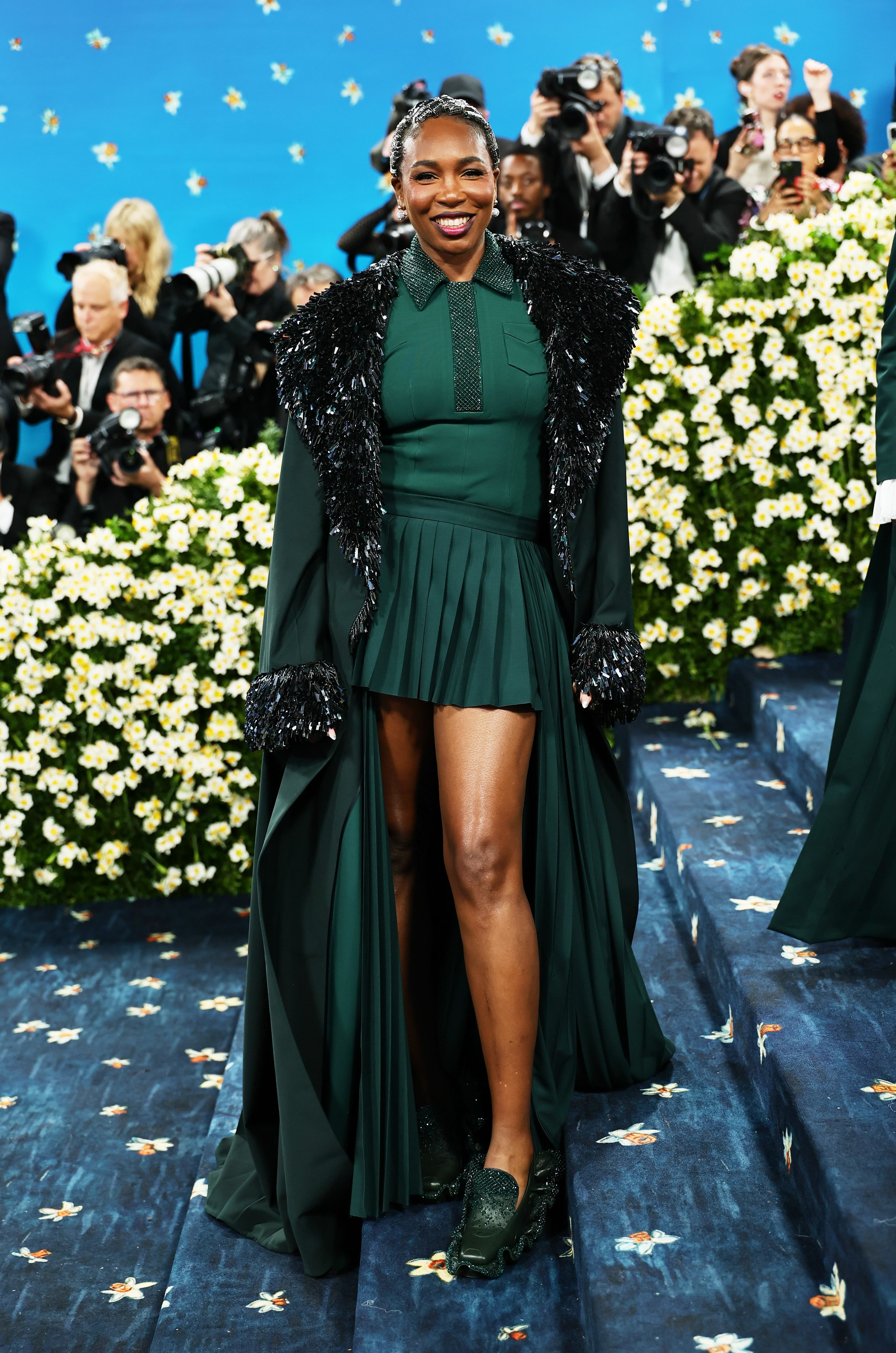 Винус Уильямс Met Gala 2025 кешінде, Lacoste | Photo by Theo Wargo / FilmMagic