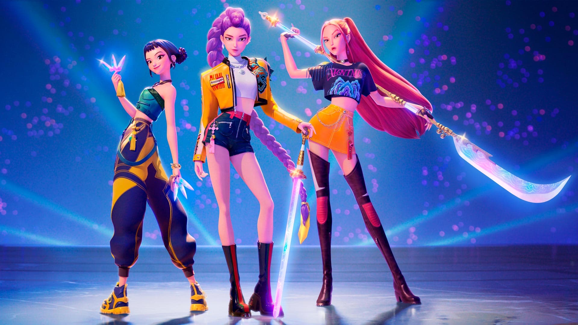 Кадр из анимационного фильма «Кей-поп-охотницы на демонов», 2025 год | IMDb