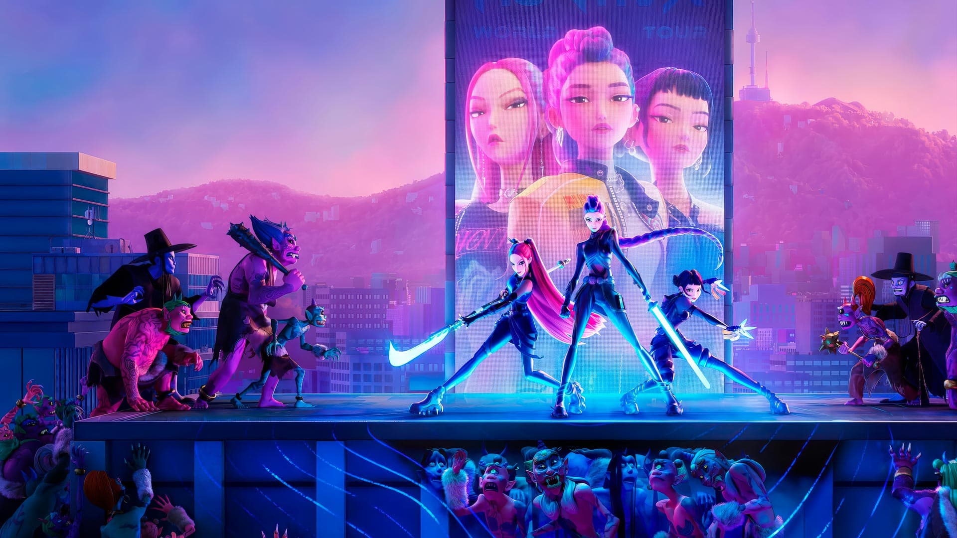 Кадр из анимационного фильма «Кей-поп-охотницы на демонов», 2025 год | IMDb